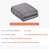 Weighted Blanket, 25 lbs, 80 x 87 in King Size, Soft 100% Cotton Heavy Blanket with Glass Beads, Breathable Material