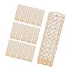 16 PCS Crystal Wedding Flower Vase, 10.24 in Tall Flower Table Centerpieces, Crystal Cylinder Banquet Vases Easy Installation