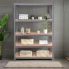 71 inch Heavy Duty Steel Adjustable 5 Level Storage Shelves