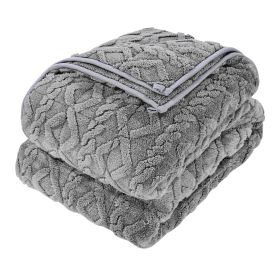 Weighted Blanket, 20 lbs, 60 x 80 in Queen Size, Sherpa Fleece Heavy Blanket with Glass Beads, Soft Warm Cozy Fluffy Touch, for 200-250 lbs Adults
