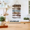 6 Pieces Home Wall Signs This Is Us/Together/Family/Bless This Home Wall Art Decor for Living Room Bedroom Kitchen Wooden Rustic Farmhouse Art Hanging