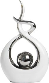 Home Modern Abstract Art Ceramic Statue Table Decorations for Dining Room Living Room Office Centerpiece