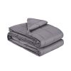 Weighted Blanket, 25 lbs, 80 x 87 in King Size, Soft 100% Cotton Heavy Blanket with Glass Beads, Breathable Material