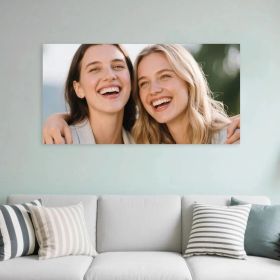 Custom Canvas Prints 2 by 1 Horizontal Print Photos PrintToucan - 24" x 12" / 1.5'' - Custom Decorative Artwork(contact seller before ordering)