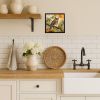 Long-Eared Owl Framed Metal Print Bathroom, Kitchen, Office, Home Decor Wall Art Ready to Hang, Square, 8X8