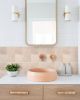 10pcs Self-adhesive Splash Wall Tiles, 10x10 Inch Self-adhesive Subway Tiles, High Quality Pink