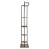Plant Stand Indoor with Grow Lights, 63 in Tall 6-Tiered Lighted Plant Shelf, 2 Pack Metal Corner Plants Holder, 3 Timer & 10 Brightness