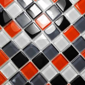 Square Lattice - 3-Dimensional Mosaic Decorative Wall Tile(10PC)