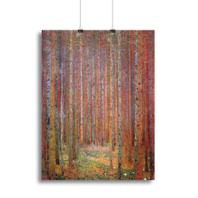 Tannenwald I by Klimt Canvas Print or Poster (Type: Poster Print, size: 24" x 16" / 60cm x 40cm (approx))